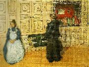 Carl Larsson mor och dotter china oil painting artist